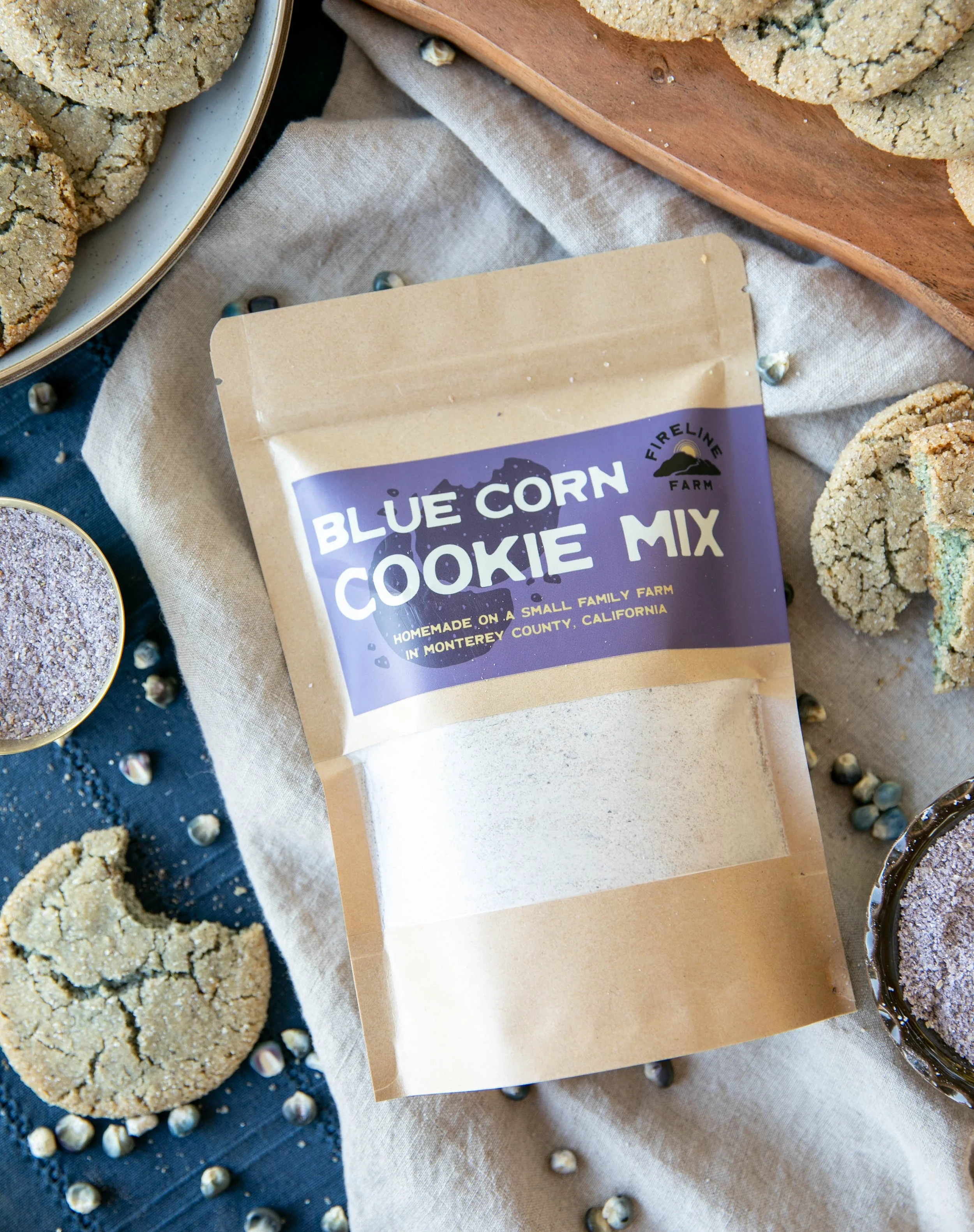 Blue Corn Cookie Mix — Fireline Farm